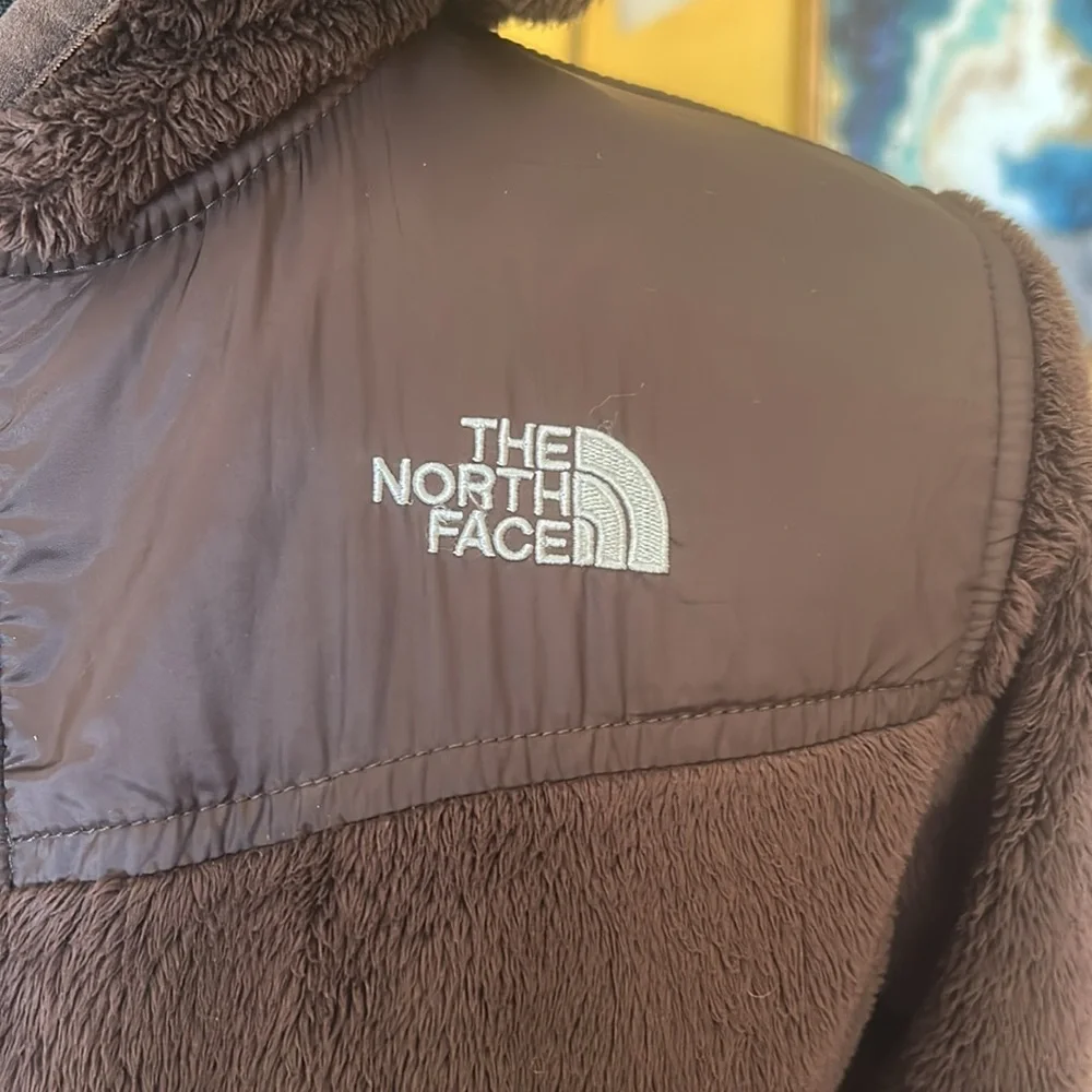 The North Face Fleece Hoodie Jacket Brown Girls Size L